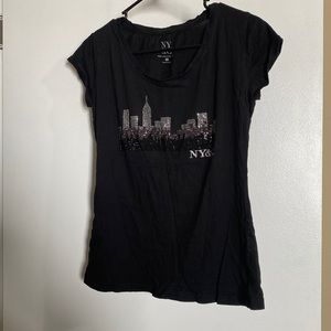New York and Company shirt size small black